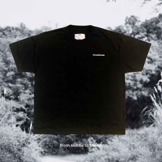 Draft Pocket Tee Black